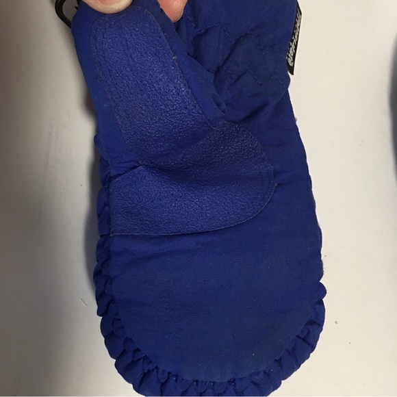 Kids 4-7 Thinsulate insulated mittens Like New Blue - Picture 5 of 10